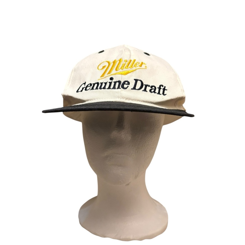 Miller genuine draft Trucker‎ SnapBack hat adjustable 1990s 80s As Is. McDowell